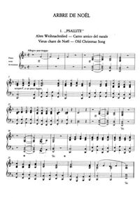 Arbre de Noël - Franz Liszt